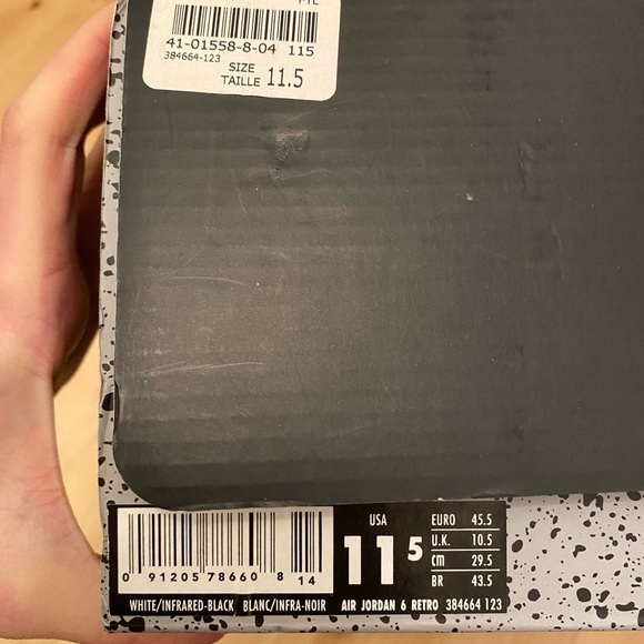 Air Jordan 6 Retro Infrared (2013) Mens 11.5 384664-123 with original box! - Picture 2 of 11